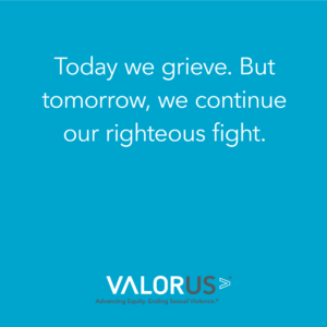 Today we grieve. But tomorrow, we continue our righteous fight.