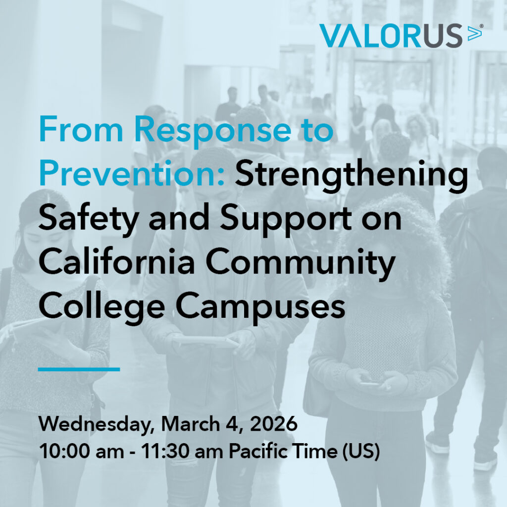 College students walking through campus